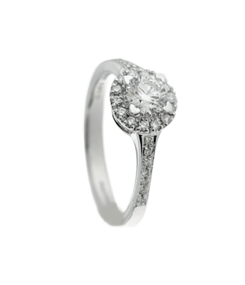 Anello Salvini Donna Battito Halo in Oro bianco Diamante 0.40 Ct 81116179 - 81116179